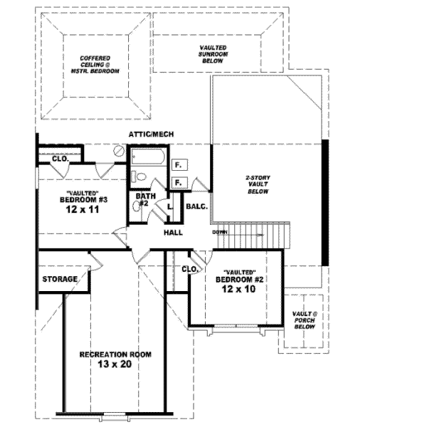 Upper/Second Floor Plan: 6-441