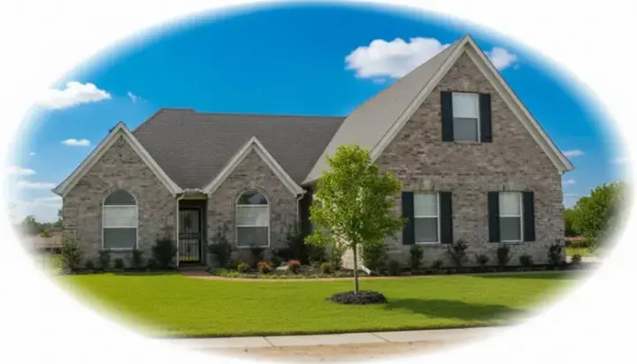 Traditional house plans 6-443 - front exterior, 1,623 sq ft, 3 bed, 2 bath house plans | Monster House Plans