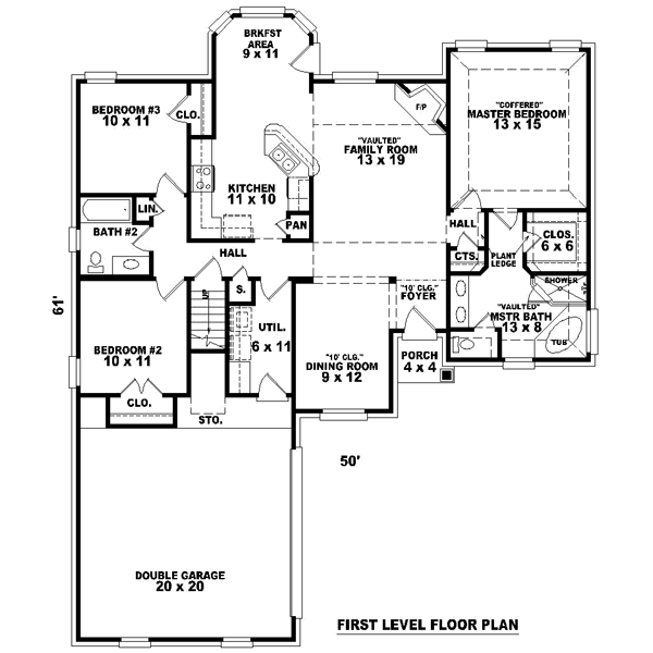 Main Floor Plan: 6-445