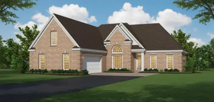 Traditional house plans 6-446 - front exterior, 3,635 sq ft, 3 bed, 2 bath house plans | Monster House Plans