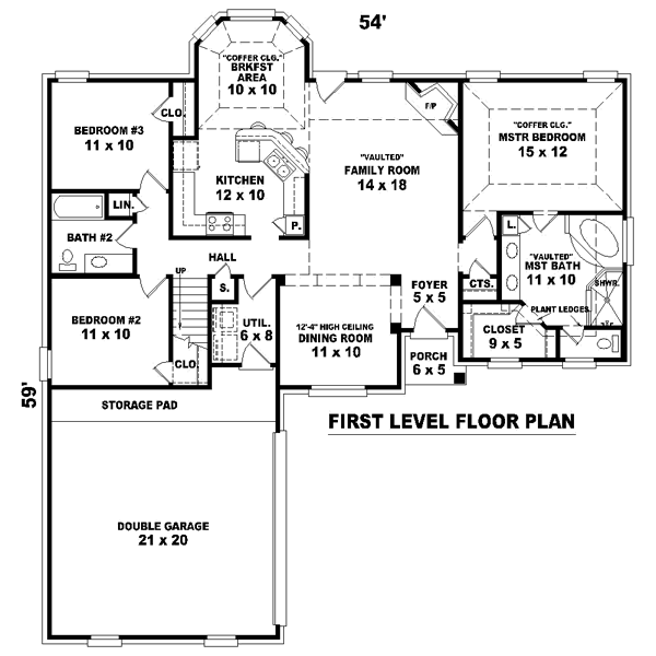 Main Floor Plan: 6-450