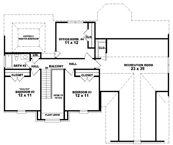 Upper/Second Floor Plan: 6-451