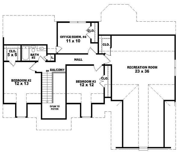 Upper/Second Floor Plan: 6-453
