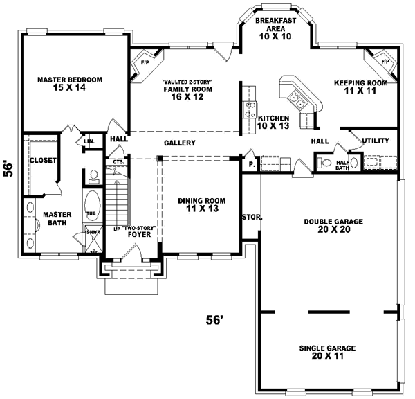 Main Floor Plan: 6-454