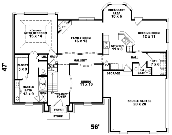 Main Floor Plan: 6-456