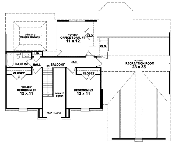 Upper/Second Floor Plan:6-456