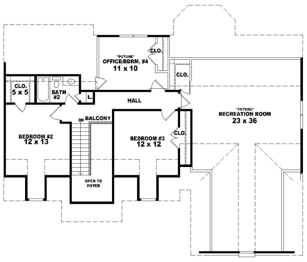 Upper/Second Floor Plan: 6-457