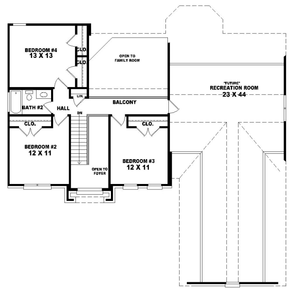 Upper/Second Floor Plan: 6-461