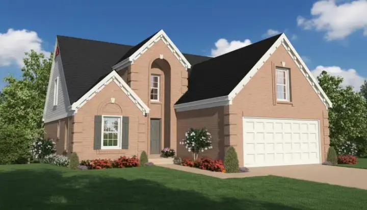 European house plans 6-469 - front exterior, 2,024 sq ft, 4 bed, 3 bath house plans | Monster House Plans