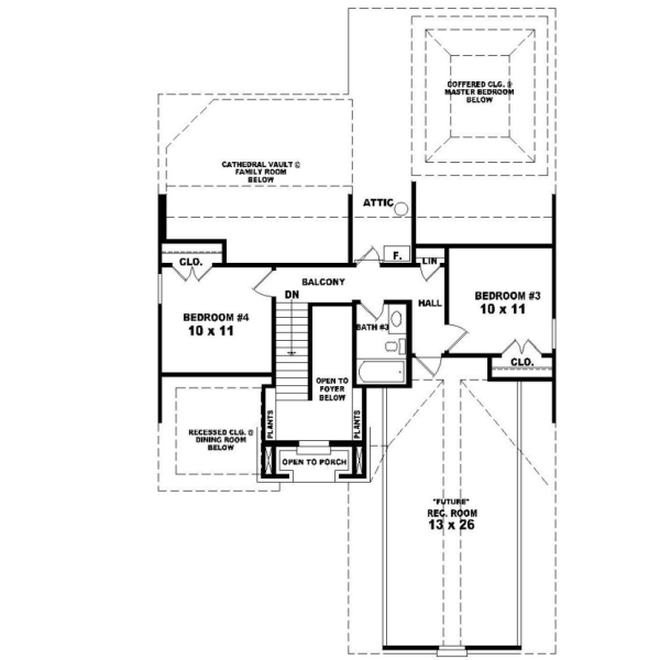 Upper/Second Floor Plan: 6-470