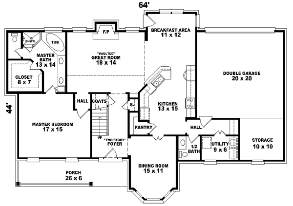 Main Floor Plan: 6-474