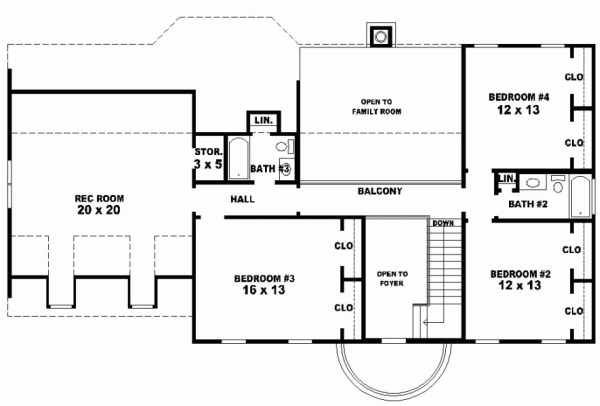 Upper/Second Floor Plan: 6-476