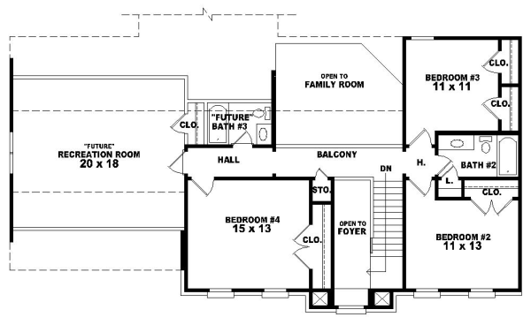Upper/Second Floor Plan: 6-477
