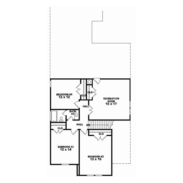 Upper/Second Floor Plan: 6-487