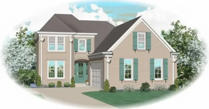 Southern house plans 6-492 - front exterior, 2,638 sq ft, 3 bed, 2 bath house plans | Monster House Plans