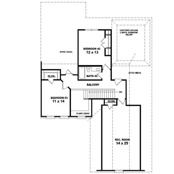 Upper/Second Floor Plan: 6-494
