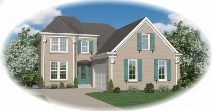 Southern house plans 6-495 - front exterior, 2,697 sq ft, 3 bed, 2 bath house plans | Monster House Plans
