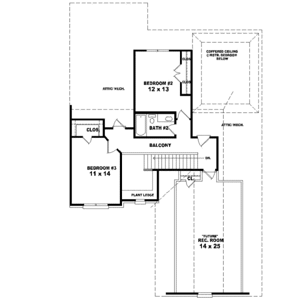Upper/Second Floor Plan: 6-497