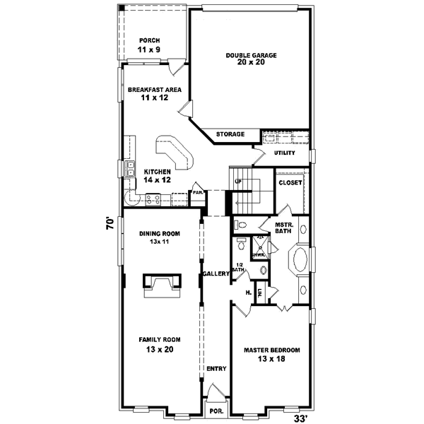 Main Floor Plan: 6-500
