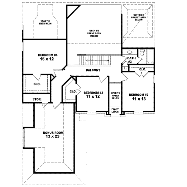 Upper/Second Floor Plan: 6-503