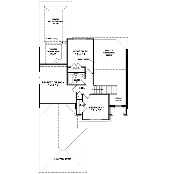 Upper/Second Floor Plan: 6-510