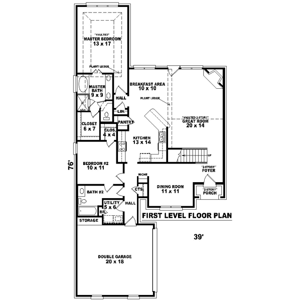 Main Floor Plan: 6-511