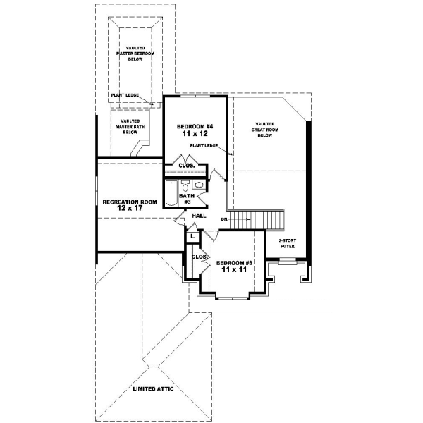 Upper/Second Floor Plan: 6-511