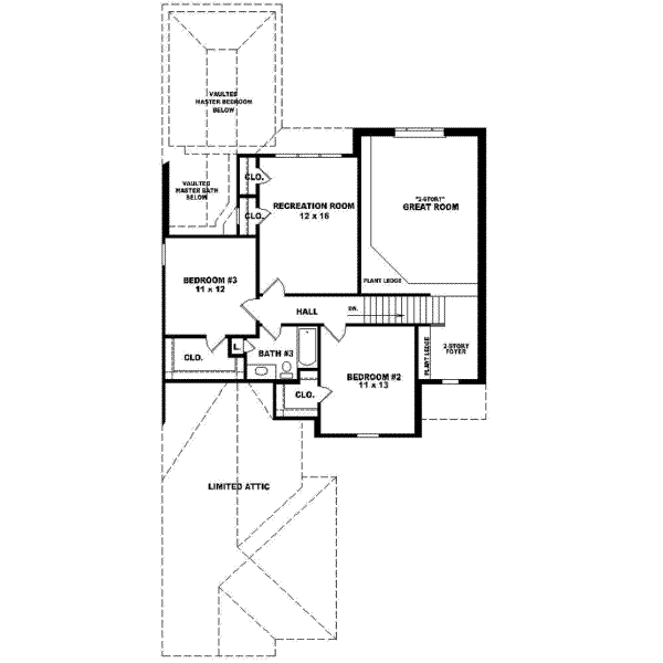 Upper/Second Floor Plan: 6-512