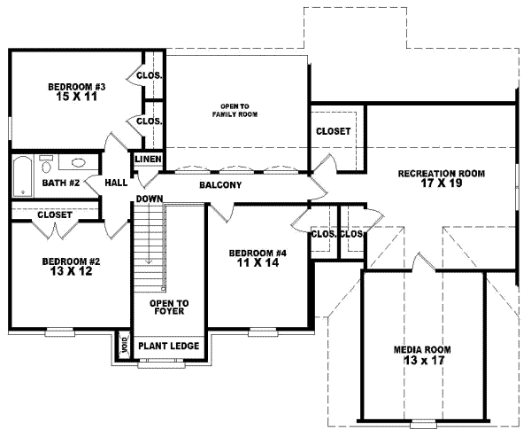 Upper/Second Floor Plan: 6-517