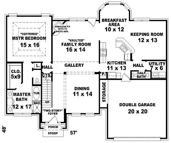 Main Floor Plan: 6-518