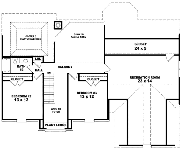 Upper/Second Floor Plan: 6-520