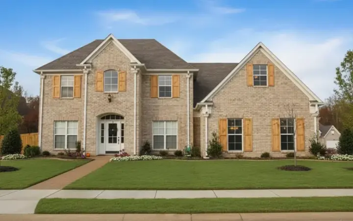 Traditional house plans 6-524 - front exterior, 3,167 sq ft, 4 bed, 2 bath house plans | Monster House Plans