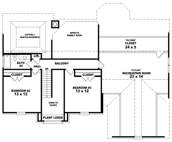 Upper/Second Floor Plan: 6-527