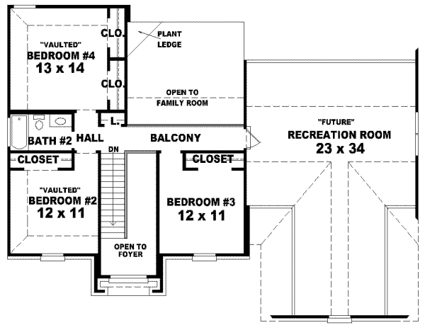 Upper/Second Floor Plan: 6-528