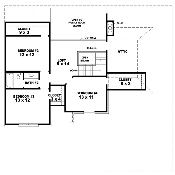 Upper/Second Floor Plan: 6-533