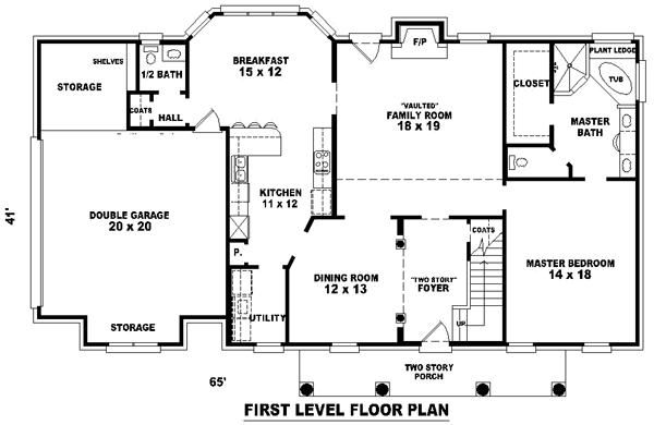 Main Floor Plan: 6-534