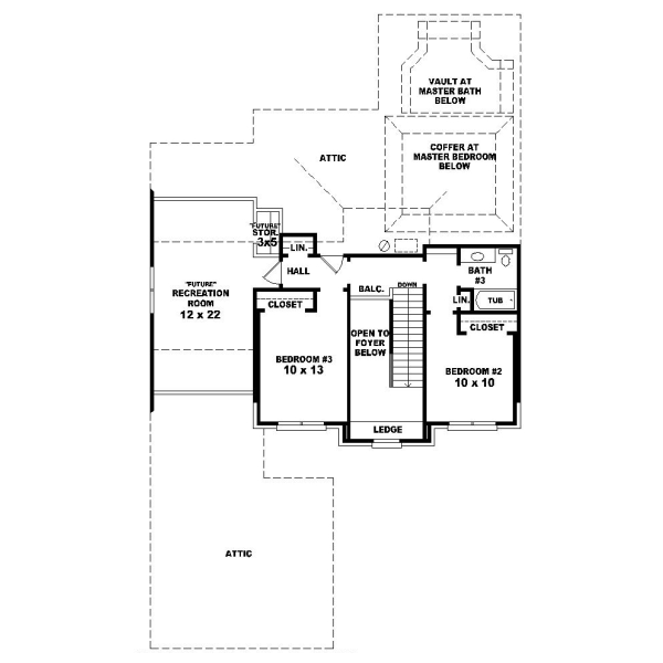 Upper/Second Floor Plan: 6-542