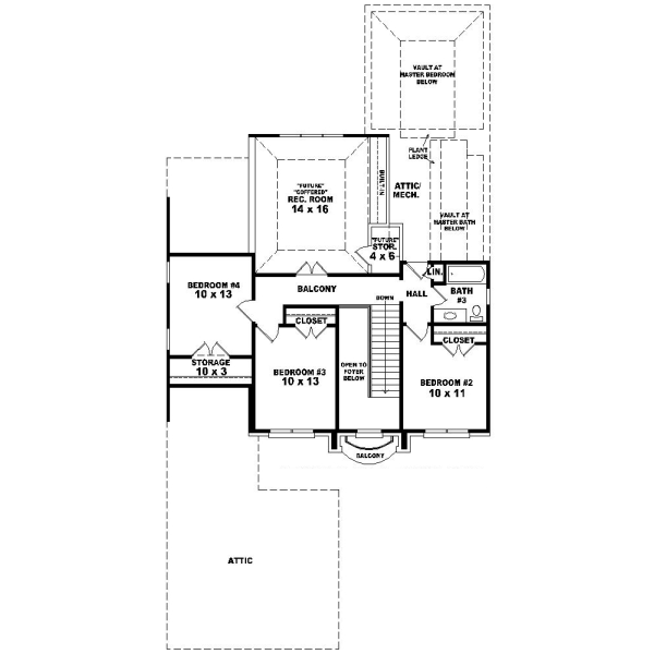 Upper/Second Floor Plan: 6-544