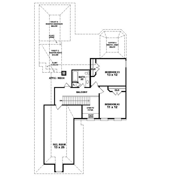 Upper/Second Floor Plan: 6-548