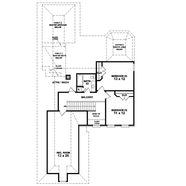 Upper/Second Floor Plan: 6-549