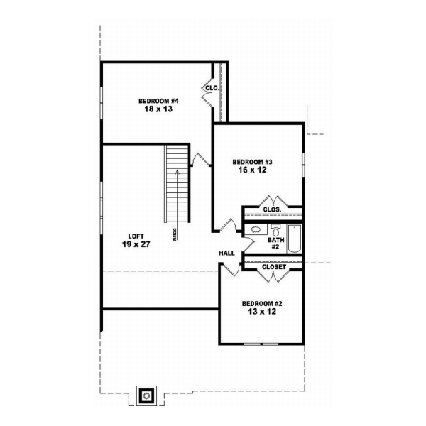 Upper/Second Floor Plan: 6-551