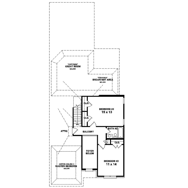 Upper/Second Floor Plan: 6-552