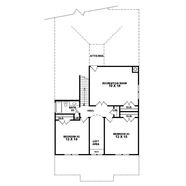 Upper/Second Floor Plan: 6-560