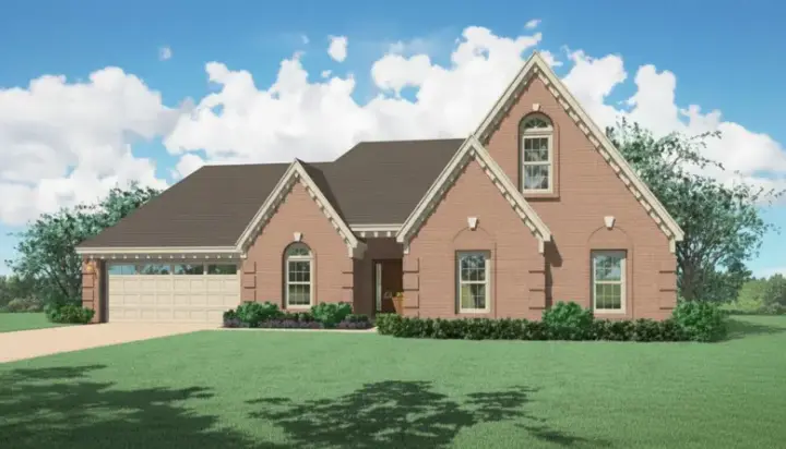 Traditional house plans 6-569 - front exterior, 2,376 sq ft, 4 bed, 3 bath house plans | Monster House Plans