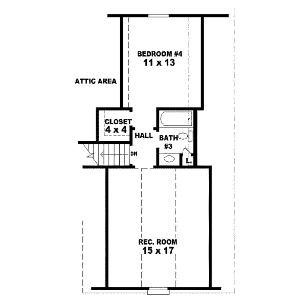 Upper/Second Floor Plan: 6-571