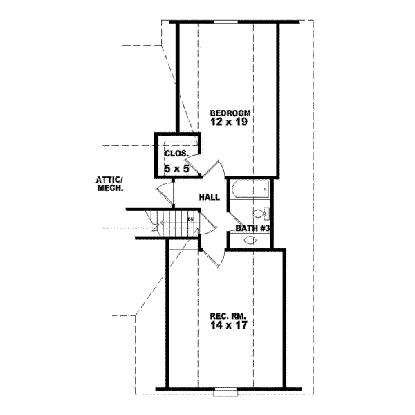 Upper/Second Floor Plan: 6-572