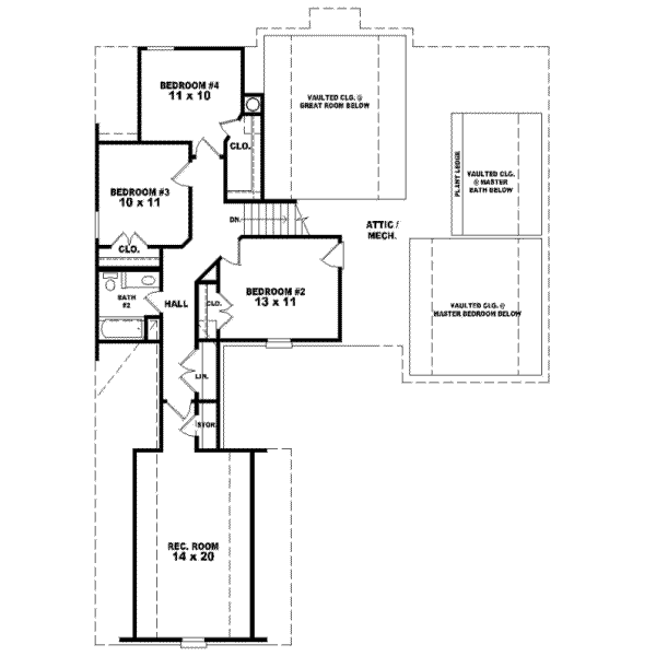 Upper/Second Floor Plan: 6-577