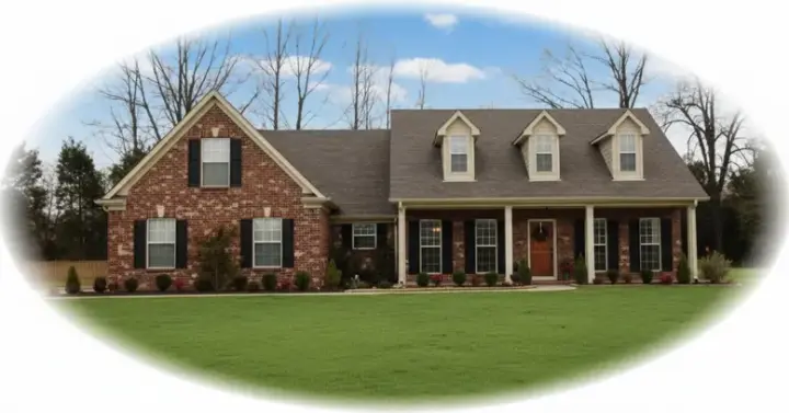 Farmhouse house plans 6-589 - front exterior, 1,812 sq ft, 3 bed, 2 bath house plans | Monster House Plans