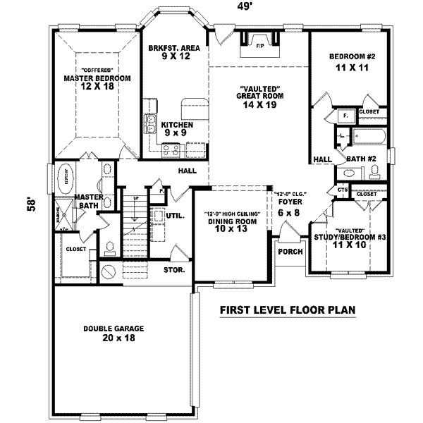 Main Floor Plan: 6-593