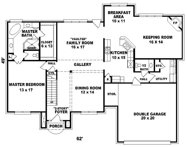 Main Floor Plan: 6-603
